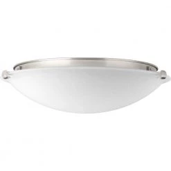 16 in. Dome Collection 24-Watt Brushed Nickel Integrated LED Flush Mount by Progress Lighting -Progress Lighting Shop brushed nickel progress lighting flush mount lights p350056 009 30 66 1000