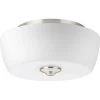 Leap Collection 2-Light Brushed Nickel Flush Mount with Etched Opal Glass Shade by Progress Lighting -Progress Lighting Shop brushed nickel progress lighting flush mount lights p350061 009 64 1000