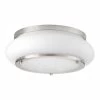 Opal-Linen LED Collection 17-Watt Brushed Nickel Integrated LED Flush Mount by Progress Lighting 2 Opal-Linen LED Collection 17-Watt Brushed Nickel Integrated LED Flush Mount by Progress Lighting -Progress Lighting Shop brushed nickel progress lighting flush mount lights p350081 009 30 64 1000