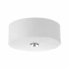 Inspire Collection 13 in. Brushed Nickel LED Transitional Bedroom Ceiling Light Drum Flush Mount by Progress Lighting -Progress Lighting Shop brushed nickel progress lighting flush mount lights p350126 009 30di 64 1000