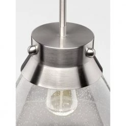 Jeffrey Alan Marks Point Dume Collection Tapia Trail 12 in. Brushed Nickel Semi-Flush Convertible by Progress Lighting -Progress Lighting Shop brushed nickel progress lighting flush mount lights p350139 009 1f 1000