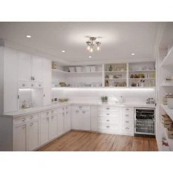 Lassiter 13 in. Brushed Nickel 3-Light Semi-Flush Mount by Progress Lighting -Progress Lighting Shop brushed nickel progress lighting flush mount lights p350149 009 4f 1000