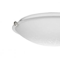 Linen Dome 16.25 in. 3-Light for Brushed Nickel with Etched Linen Transitional Flush Mount Light for Bedroom by Progress Lighting -Progress Lighting Shop brushed nickel progress lighting flush mount lights p350178 009 4f 1000