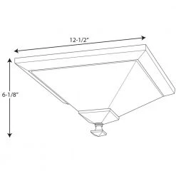 North Park 1-Light Brushed Nickel Flush Mount with Etched Glass by Progress Lighting 15 North Park 1-Light Brushed Nickel Flush Mount with Etched Glass by Progress Lighting -Progress Lighting Shop brushed nickel progress lighting flush mount lights p3854 09 31 1000