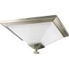 North Park 1-Light Brushed Nickel Flush Mount with Etched Glass by Progress Lighting -Progress Lighting Shop brushed nickel progress lighting flush mount lights p3854 09 64 1000