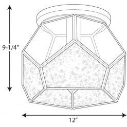 Cinq 12 in. Brushed Nickel 1-Light Flush Mount by Progress Lighting -Progress Lighting Shop brushed nickel progress lighting flush mount lights p3868 09 76 1000