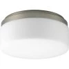 Maier Collection 1-Light Brushed Nickel Flush Mount by Progress Lighting 2 Maier Collection 1-Light Brushed Nickel Flush Mount by Progress Lighting -Progress Lighting Shop brushed nickel progress lighting flush mount lights p3910 09 64 1000