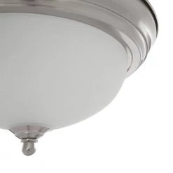 1-Light Brushed Nickel Flush Mount by Progress Lighting -Progress Lighting Shop brushed nickel progress lighting flush mount lights p3924 09 66 1000