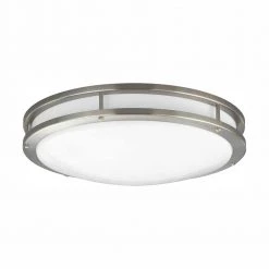 17.75 in. CTC COMM Collection 31 -Watt Brushed Nickel Integrated LED Flush Mount by Progress Lighting