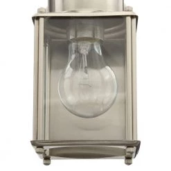 1-Light Brushed Nickel Clear Flat Glass Traditional Outdoor Wall Lantern Light by Progress Lighting -Progress Lighting Shop brushed nickel progress lighting outdoor sconces p5607 09 66 1000