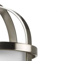 Bay Court Collection 1-Light Brushed Nickel Foyer Pendant with Etched Opal Glass by Progress Lighting -Progress Lighting Shop brushed nickel progress lighting pendant lights p3701 09 76 1000