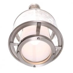 Bay Court Collection 1-Light Brushed Nickel Foyer Pendant with Etched Opal Glass by Progress Lighting -Progress Lighting Shop brushed nickel progress lighting pendant lights p3701 09 77 1000