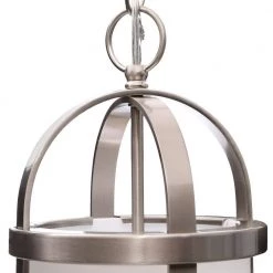 Bay Court Collection 1-Light Brushed Nickel Foyer Pendant with Etched Opal Glass by Progress Lighting -Progress Lighting Shop brushed nickel progress lighting pendant lights p3701 09 fa 1000