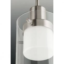 Moderna Collection 9 -Watt Brushed Nickel Integrated LED Pendant by Progress Lighting -Progress Lighting Shop brushed nickel progress lighting pendant lights p500000 009 30 66 1000