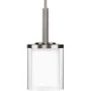 Mast 1-Light Mini-Pendant by Progress Lighting 2 Mast 1-Light Mini-Pendant by Progress Lighting -Progress Lighting Shop brushed nickel progress lighting pendant lights p500192 009 64 1000