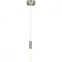 Kylo LED Collection 1-Light Brushed Nickel Frosted Glass LED Modern Pendant Hanging Light by Progress Lighting -Progress Lighting Shop brushed nickel progress lighting pendant lights p500321 009 30 c3 1000