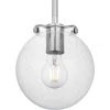 Berea 1-Light Brushed Nickel Mini-Pendant with Clear Seeded Glass Shade by Progress Lighting 1 Berea 1-Light Brushed Nickel Mini-Pendant with Clear Seeded Glass Shade by Progress Lighting -Progress Lighting Shop brushed nickel progress lighting pendant lights p500340 009 64 1000