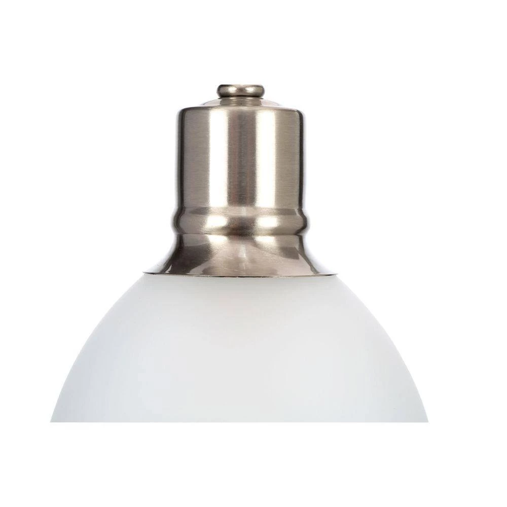 Madison Collection 7.5 in. 1-Light Brushed Nickel Mini Pendant with Etched Glass Shade by Progress Lighting 6 Madison Collection 7.5 in. 1-Light Brushed Nickel Mini Pendant with Etched Glass Shade by Progress Lighting - Image 4