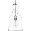 Staunton Collection 9 in. 1-Light Brushed Nickel Pendant with Clear Glass by Progress Lighting -Progress Lighting Shop brushed nickel progress lighting pendant lights p5333 09 64 1000