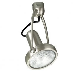 Alpha Trak Collection 1-Light Brushed Nickel Track Lighting Head by Progress Lighting