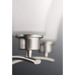 Joy Collection 4-Light Brushed Nickel Etched Glass Traditional Bath Vanity Light by Progress Lighting -Progress Lighting Shop brushed nickel progress lighting vanity lighting p2003 09 1d 1000