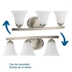 Adorn Collection 3-Light Brushed Nickel Etched Glass Traditional Bath Vanity Light by Progress Lighting -Progress Lighting Shop brushed nickel progress lighting vanity lighting p2010 09 4f 1000