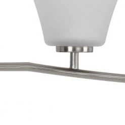 Bravo Collection 5-Light Brushed Nickel Etched Glass Modern Bath Vanity Light by Progress Lighting -Progress Lighting Shop brushed nickel progress lighting vanity lighting p2016 09 4f 1000