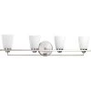 Flight Collection 4-Light Brushed Nickel Etched Glass Coastal Bath Vanity Light by Progress Lighting -Progress Lighting Shop brushed nickel progress lighting vanity lighting p300003 009 64 1000