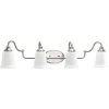 Wander Collection 4-Light Brushed Nickel Bathroom Vanity Light with Glass Shades by Progress Lighting -Progress Lighting Shop brushed nickel progress lighting vanity lighting p300027 009 64 1000