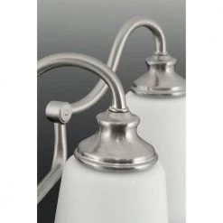 Wander Collection 4-Light Brushed Nickel Bathroom Vanity Light with Glass Shades by Progress Lighting -Progress Lighting Shop brushed nickel progress lighting vanity lighting p300027 009 a0 1000