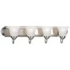 30 in. 4-Light Brushed Nickel Bathroom Vanity Light with Glass Shades by Progress Lighting 2 30 in. 4-Light Brushed Nickel Bathroom Vanity Light with Glass Shades by Progress Lighting -Progress Lighting Shop brushed nickel progress lighting vanity lighting p300075 009 64 1000