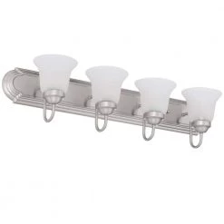 30 in. 4-Light Brushed Nickel Bathroom Vanity Light with Glass Shades by Progress Lighting -Progress Lighting Shop brushed nickel progress lighting vanity lighting p300075 009 a0 1000