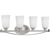 Nealy Collection 4-Light Brushed Nickel Vanity Light by Progress Lighting -Progress Lighting Shop brushed nickel progress lighting vanity lighting p300143 009 64 1000
