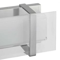 Miter LED Collection 24" Brushed Nickel Clear Glass Luxe Bath Vanity Light by Progress Lighting -Progress Lighting Shop brushed nickel progress lighting vanity lighting p300152 009 30 4f 1000