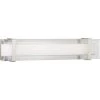 Miter LED Collection 24" Brushed Nickel Clear Glass Luxe Bath Vanity Light by Progress Lighting -Progress Lighting Shop brushed nickel progress lighting vanity lighting p300152 009 30 64 1000