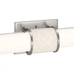 Phase 1.2 LED Collection 24" Brushed Nickel White Shade Modern Bath Vanity Light by Progress Lighting -Progress Lighting Shop brushed nickel progress lighting vanity lighting p300205 009 30 fa 1000