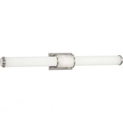 Phase 1.2 LED Collection 36" Brushed Nickel White Shade Modern Bath Vanity Light by Progress Lighting -Progress Lighting Shop brushed nickel progress lighting vanity lighting p300206 009 30 c3 1000