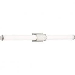 Phase 1.2 LED Collection 48" Brushed Nickel White Shade Modern Bath Vanity Light by Progress Lighting -Progress Lighting Shop brushed nickel progress lighting vanity lighting p300207 009 30 1f 1000