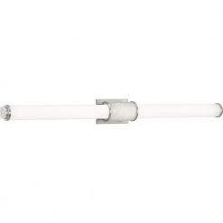 Phase 1.2 LED Collection 48" Brushed Nickel White Shade Modern Bath Vanity Light by Progress Lighting