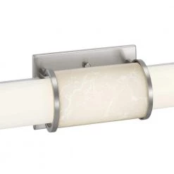 Phase 1.2 LED Collection 48" Brushed Nickel White Shade Modern Bath Vanity Light by Progress Lighting -Progress Lighting Shop brushed nickel progress lighting vanity lighting p300207 009 30 c3 1000