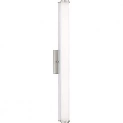 Phase 1.1 LED Collection 36" Brushed Nickel White Shade Modern Bath Vanity Light by Progress Lighting