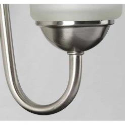 Classic Collection 1-Light Brushed Nickel Etched Glass Traditional Bath Vanity Light by Progress Lighting -Progress Lighting Shop brushed nickel progress lighting vanity lighting p300233 009 fa 1000