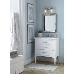 Aiken Collection 2-Light Brushed Nickel Clear Glass Vintage Wall Light by Progress Lighting 15 Aiken Collection 2-Light Brushed Nickel Clear Glass Vintage Wall Light by Progress Lighting -Progress Lighting Shop brushed nickel progress lighting vanity lighting p300321 009 4f 1000