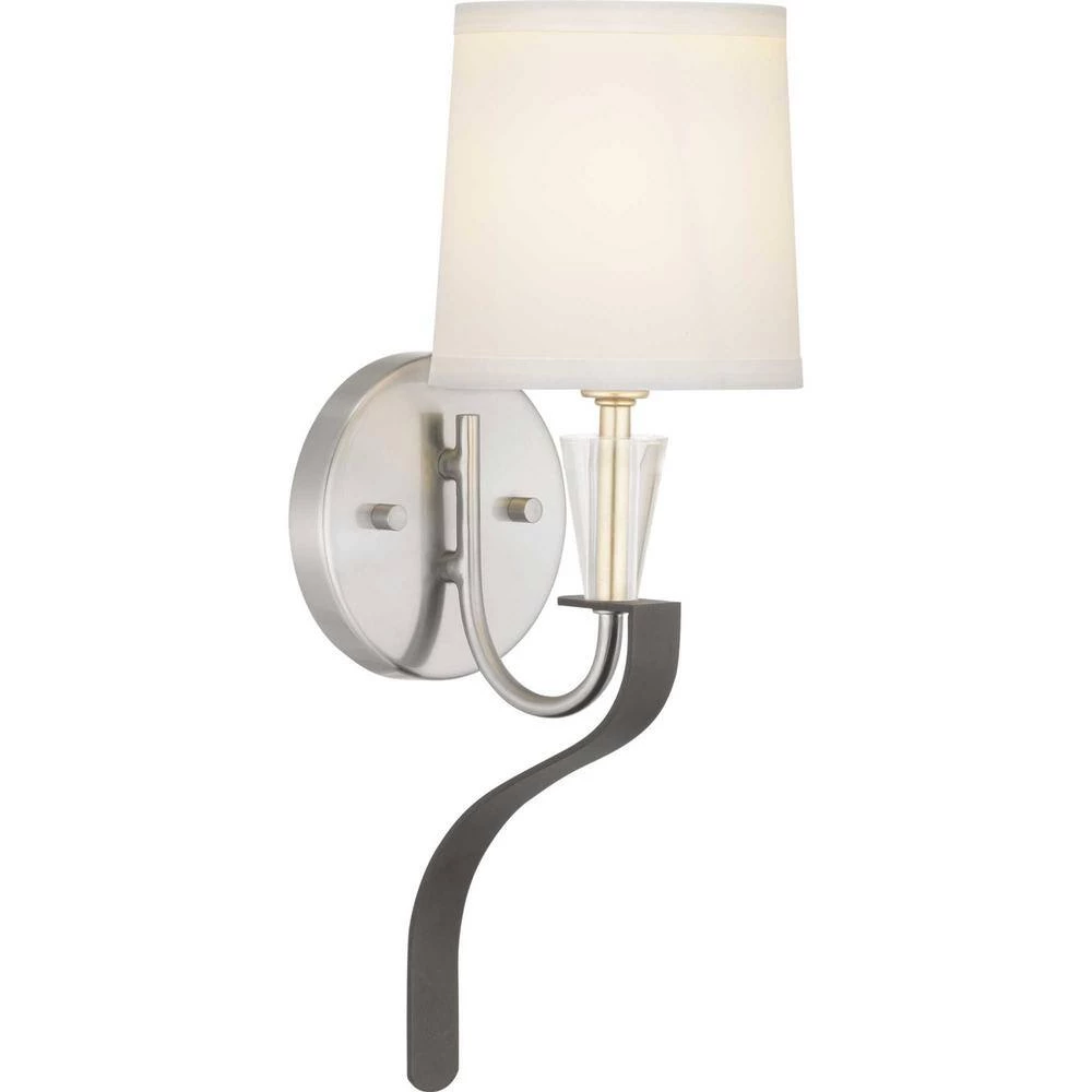 Nealy Collection 1-Light Brushed Nickel Wall Bracket by Progress Lighting 5 Nealy Collection 1-Light Brushed Nickel Wall Bracket by Progress Lighting - Image 3