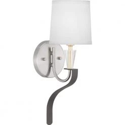 Nealy Collection 1-Light Brushed Nickel Wall Bracket by Progress Lighting