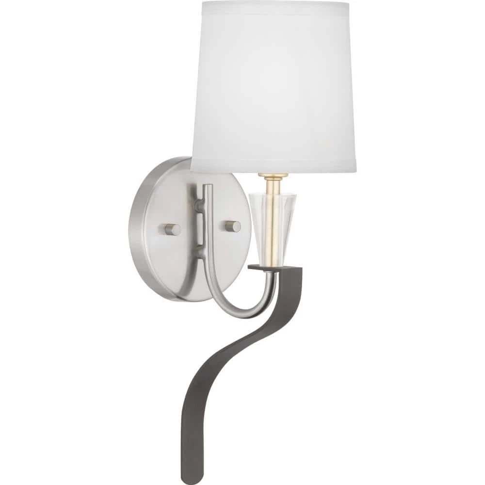 Nealy Collection 1-Light Brushed Nickel Wall Bracket by Progress Lighting 3 Nealy Collection 1-Light Brushed Nickel Wall Bracket by Progress Lighting