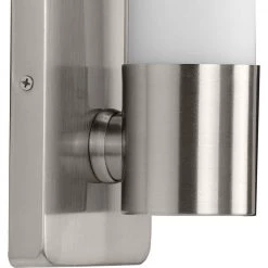 Blanco LED 1-Light Brushed Nickel LED Wall Bracket Sconce by Progress Lighting 15 Blanco LED 1-Light Brushed Nickel LED Wall Bracket Sconce by Progress Lighting -Progress Lighting Shop brushed nickel progress lighting vanity lighting p710047 009 30 44 1000