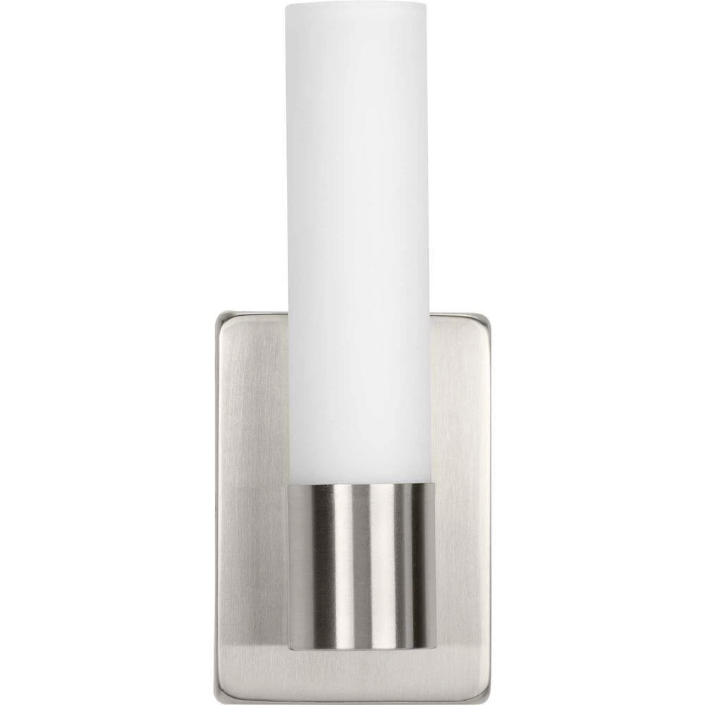 Blanco LED 1-Light Brushed Nickel LED Wall Bracket Sconce by Progress Lighting 4 Blanco LED 1-Light Brushed Nickel LED Wall Bracket Sconce by Progress Lighting - Image 2