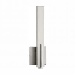 Planck 16-Watt Brushed Nickel Integrated LED Sconce by Progress Lighting