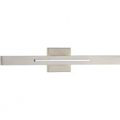 Planck 32-Watt Brushed Nickel Integrated LED Sconce by Progress Lighting -Progress Lighting Shop brushed nickel progress lighting vanity lighting p710052 009 30 4f 1000